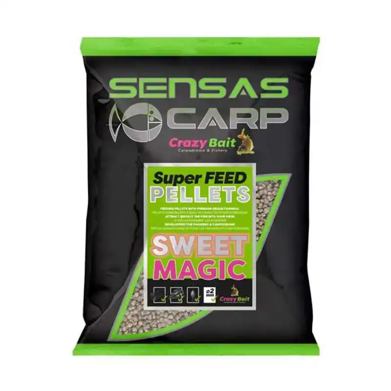 Crazy Bait Super Feed Pellets - Sweet Magic Veilige Betaling