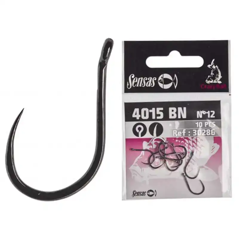 Crazy Bait Barbless Eyed 4015 Hooks Gratis Retour