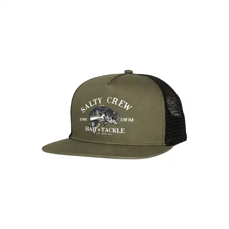 Bass Man Trucker - Olive Superprijs