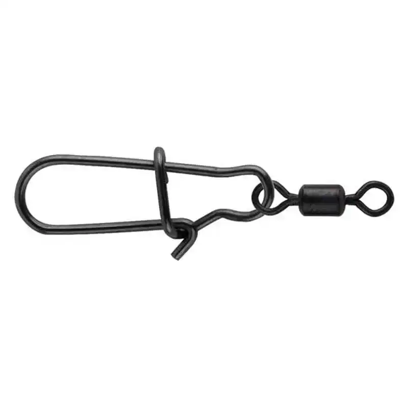 Hete Deal Matt Black Easy Snap + Rolling Swivel