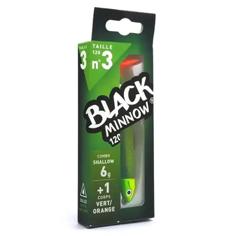 Black Minnow Shallow Combo - No. 3 (120) - 6 gram - Kaki - N Beperkte Voorraad