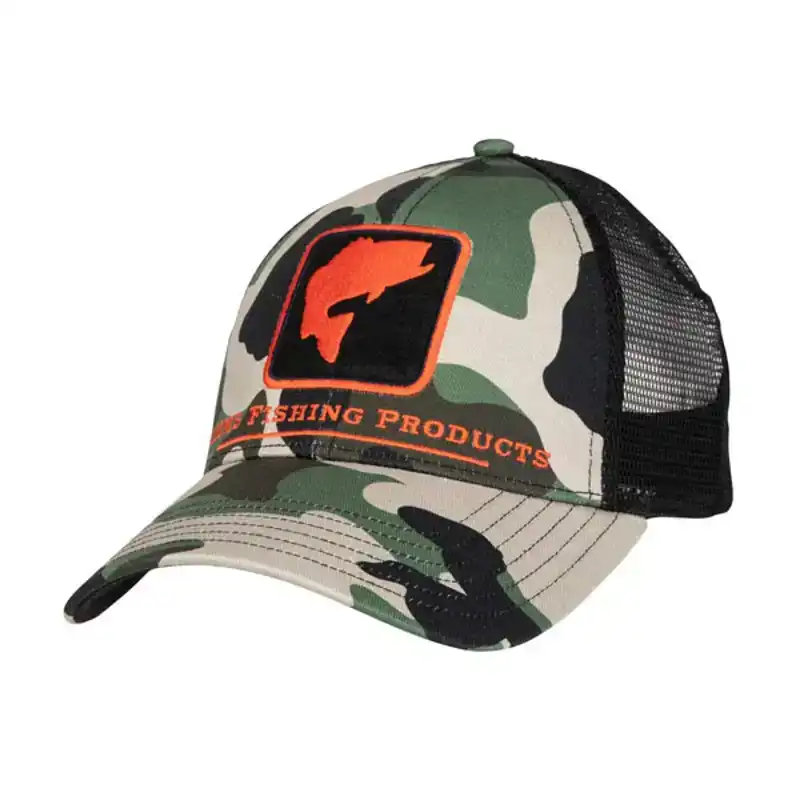 Bass Icon Trucker Hat - Woodland Camo Gereduceerde Prijs