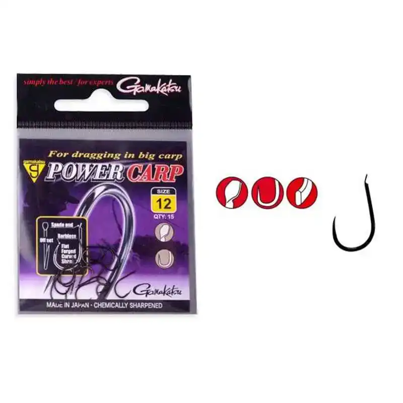 Betrouwbaar G-Power Carp Flatted Eye - Barbless