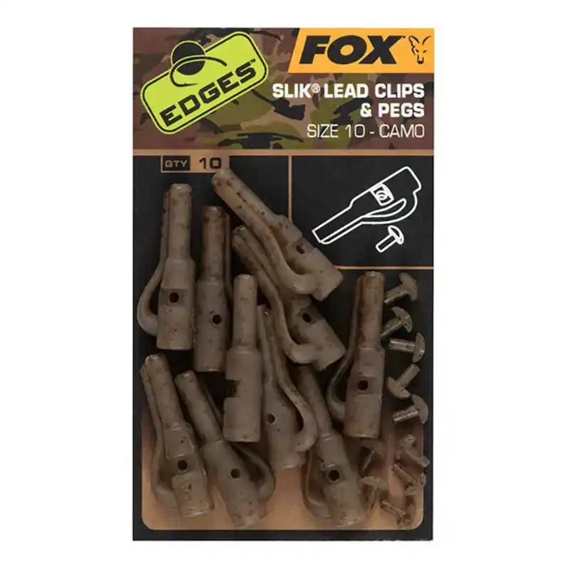Snelle Levering Edges Camo Slik Lead Clip & Pegs