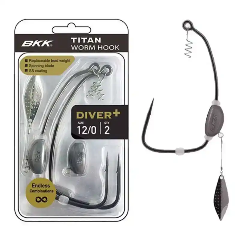 Titan Diver+ Worm Hook Premium