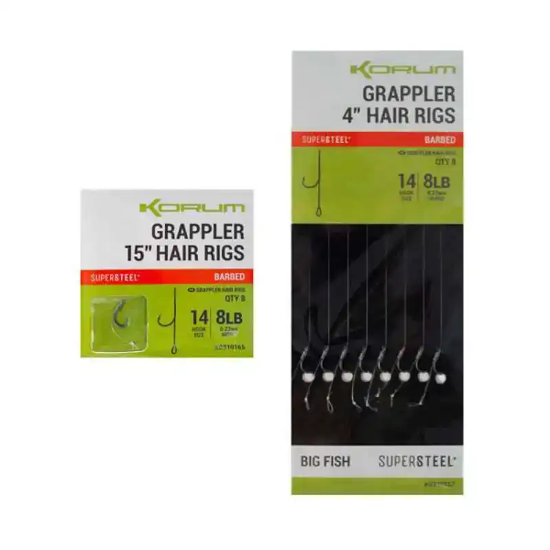 Grappler Hair Rigs - Barbed Seizoensaanbieding