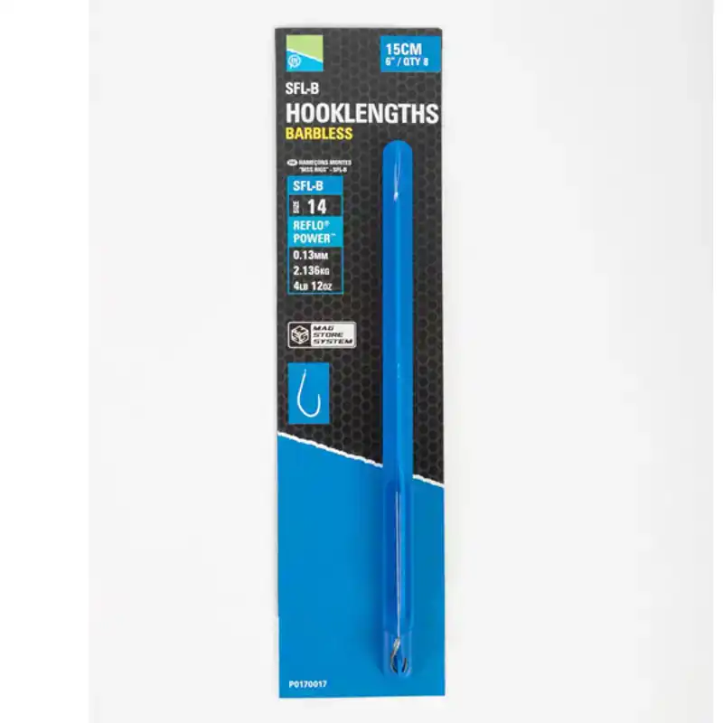 Gratis Retour SFL-B Hooklengths - Barbless