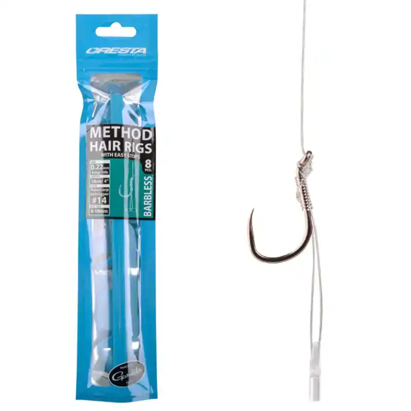Easy Stop Method Hair Rigs - Barbless Populair