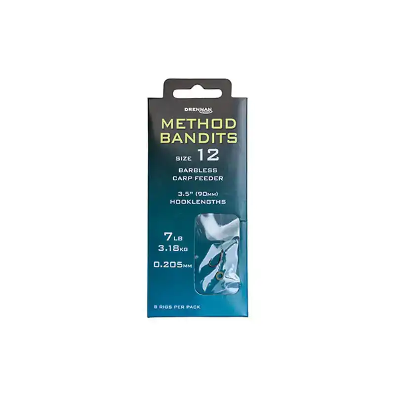 Method Bandits Carp Feeder Rigs - Barbless Gecertificeerd