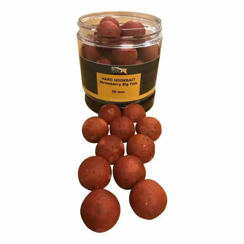 Hard Hookbaits - Strawberry Big Fish Speciale Aanbieding