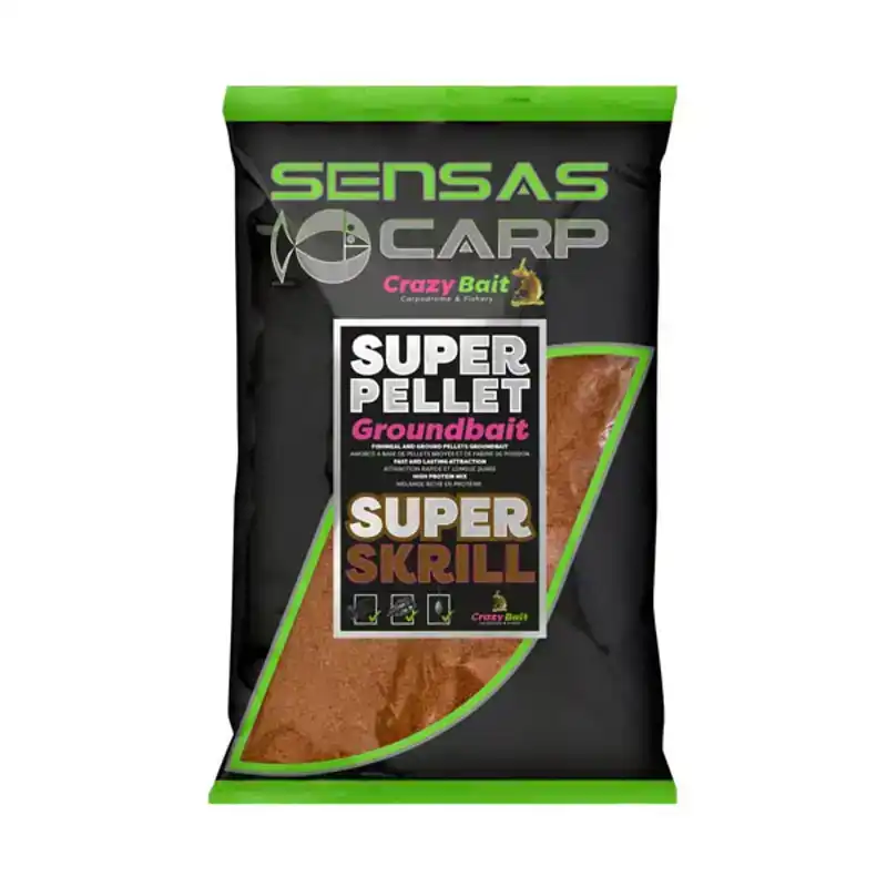 Crazy Bait Super Pellet Groundbait - Super Skrill Superprijs