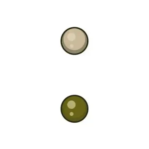 Koop Online Heli - Chod Bead - Weed / Gravel