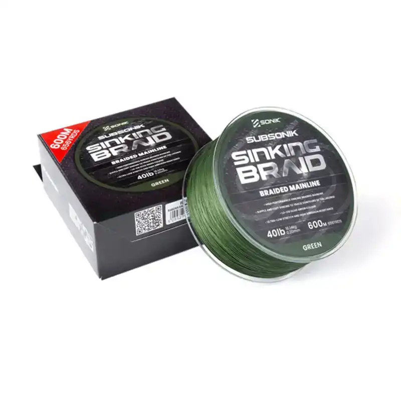 Direct Beschikbaar Subsonik Sinking Braid - 40 lb - 0,20 mm - 600 meter