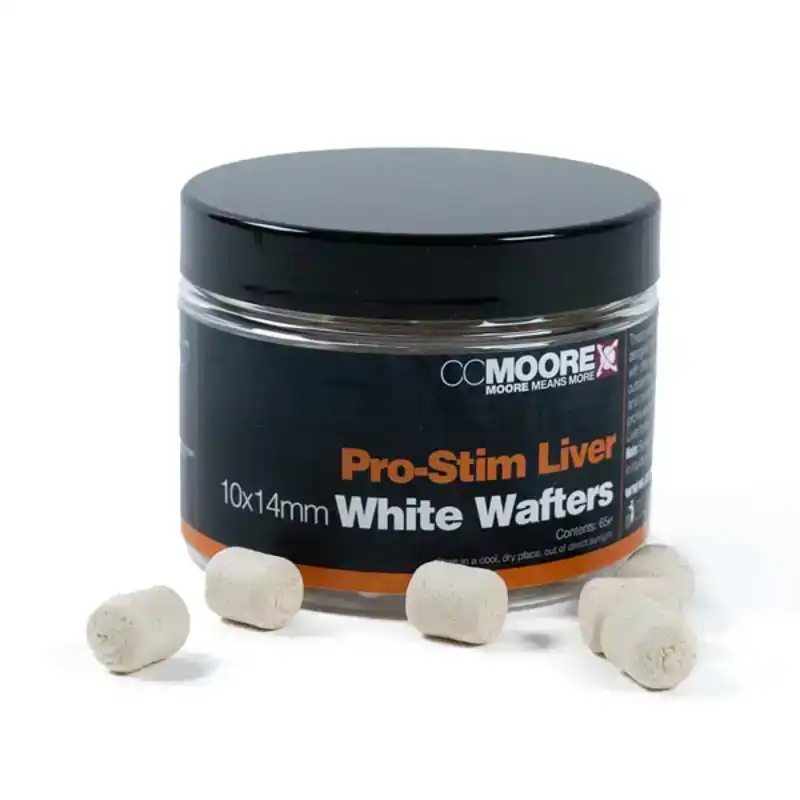 Pro-Stim Liver White Dumbell Wafters Beperkte Voorraad