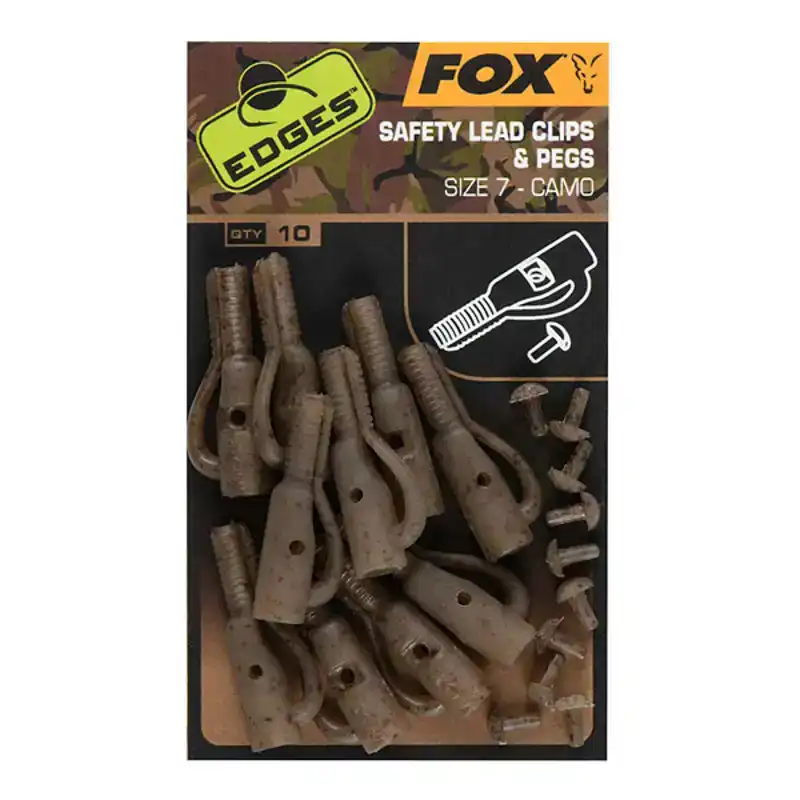 Veilige Betaling Edges Camo Safety Lead Clip & Pegs