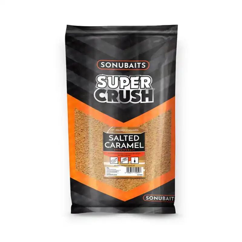 Supercrush Salted Caramel Groundbait Flitsaanbieding