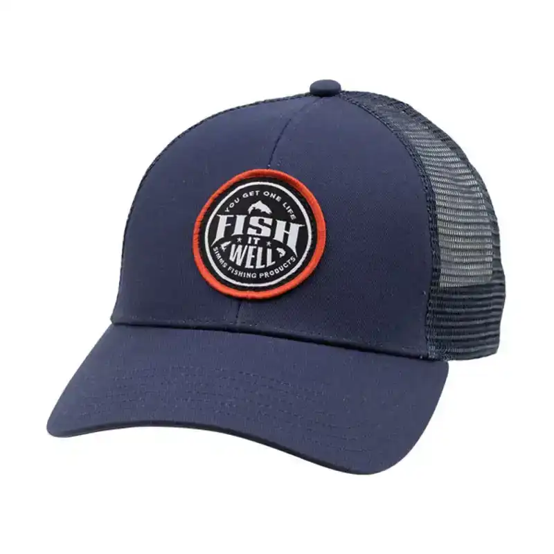 Gecertificeerd Fish It Well Trucker Cap - Dark Moon