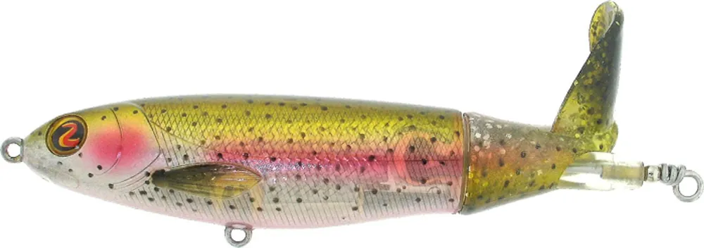 Aanbieding River2sea Whopper Plopper 130 - Oppervlakte kunstaas - 13 cm Rainbow Trout