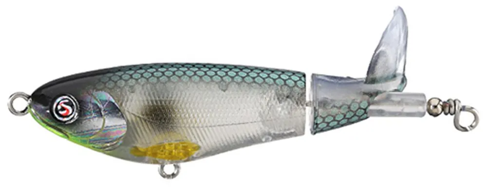 Tijdelijk Beschikbaar River2sea Whopper Plopper 110 - Oppervlakte kunstaas - 11 cm Abalone Shad