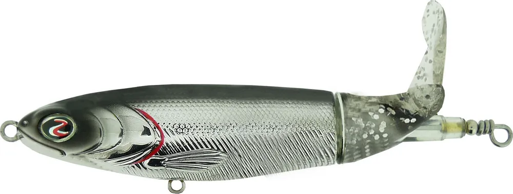Gereduceerde Prijs River2sea Whopper Plopper 90 - Oppervlakte kunstaas - 9 cm Chrome Black