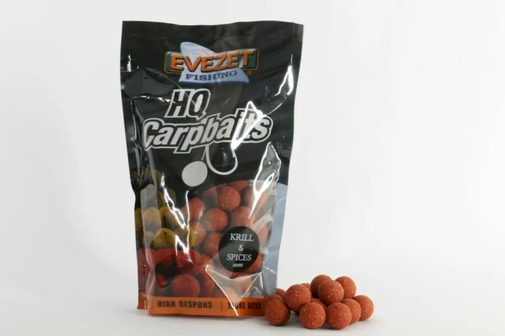 Gecertificeerd Evezet Krill & Spices - Boilies - Ø20 mm 800 g