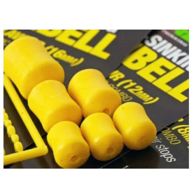 Korda Slow Sinking Dumbell - Aas - 16 mm 5 stuks I.B. Yellow Must-Have