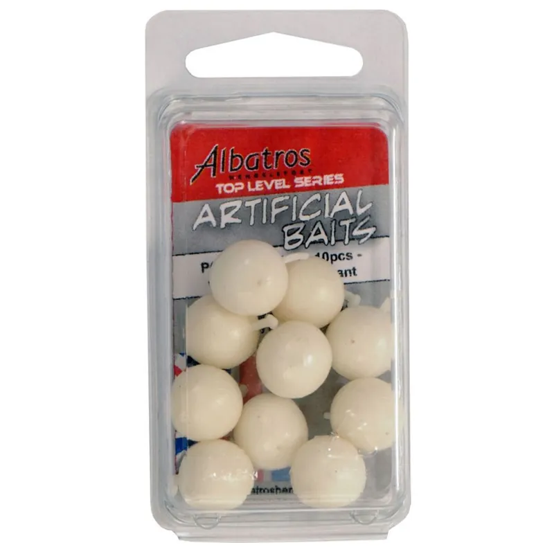 Must-Have Albatros Top Level Artificial Boilie - Baits - Wit 10 stuks