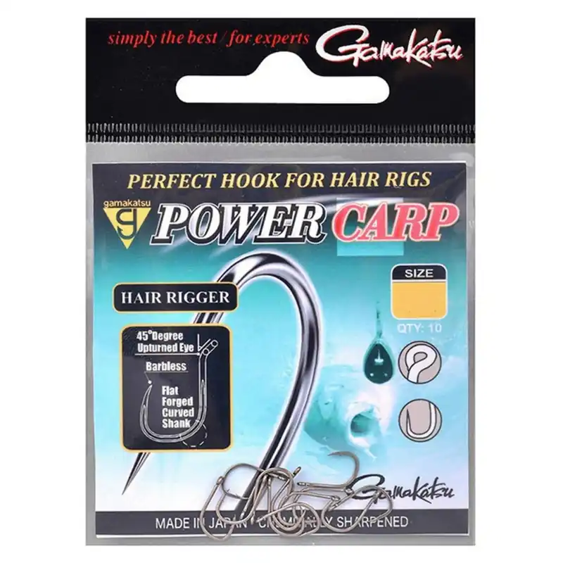 Gecertificeerd C-Tec Powercarp Hair Rigger Eyed Barbless #8 - Vishaak -