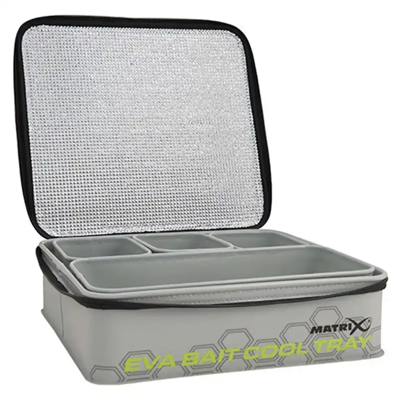 Matrix Eva Bait Cooler Tray (Light Grey) (Inc 4 Tubs) - Tassen - per stuk Bestel Nu