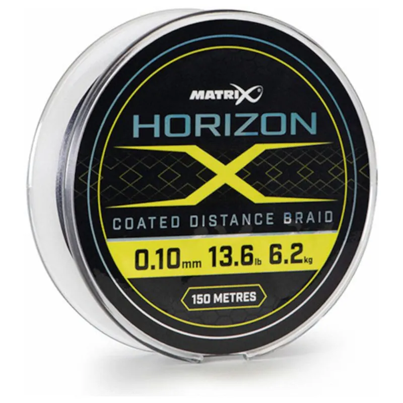 Dagaanbieding Matrix Horizon X Coated Distance Braid 0.10mm - Gevlochten lijn - 150 m