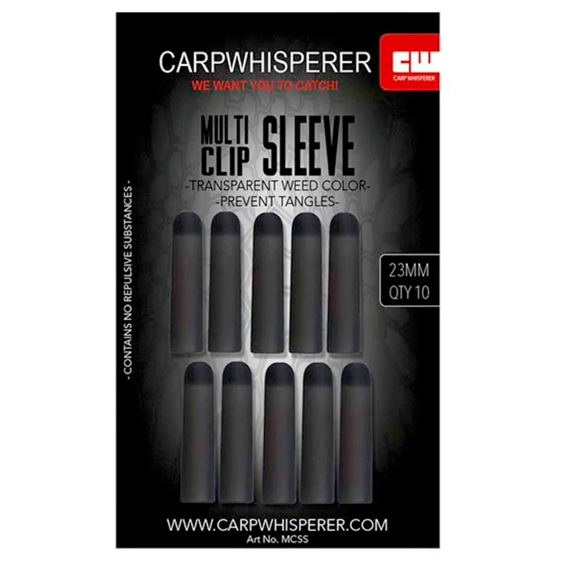 Beperkt Aanbod Carp Whisperer Multi Clip Sleeve - Karper kleinmateriaal - Silt 23mm