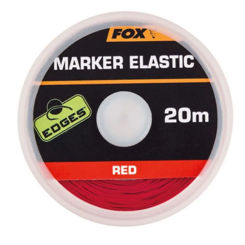 Fox Edges Marker Elastic X 20m Red - Systeem componenten - 20 m Express Levering