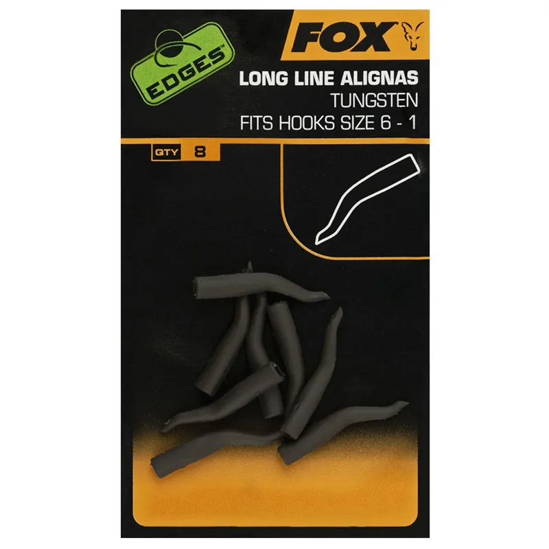 Betrouwbaar Fox Edges Tungsten Line Aligna Long Sizes 10-7 X 8pcs - Rig componenten - 8 stuks Sizes 10-7