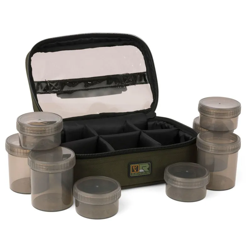 Fox R-Series Hookbaits Bag - 8 Pots - Voer accessoires - 8 Pots Must-Have