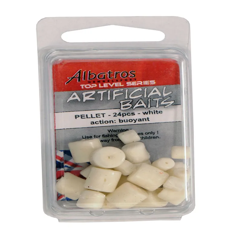 Albatros Artificial Pellet - Baits - Wit 3x8 stuks Karper Alleen Vandaag