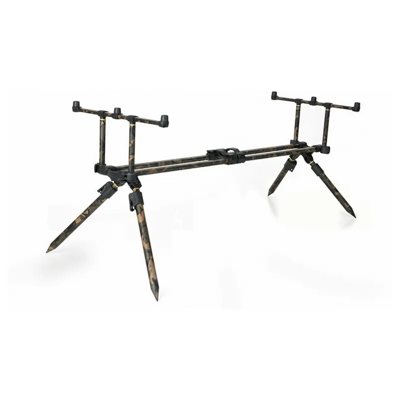 Hoge Kwaliteit Fox Horizon Duo Camo 3 Rod Pod Inc 2 X 36 Long Legs - Rodpods - 3 Rod