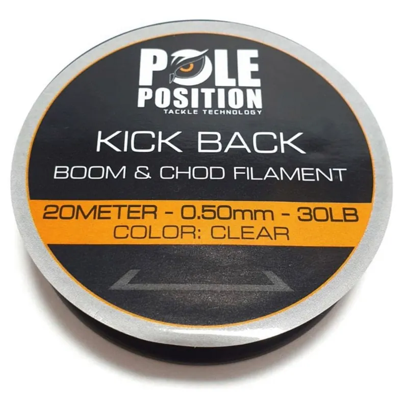 Merkproduct Pole Position Kick Back Boom&Chod Filament 0.50mm 20m - Uitrusting -