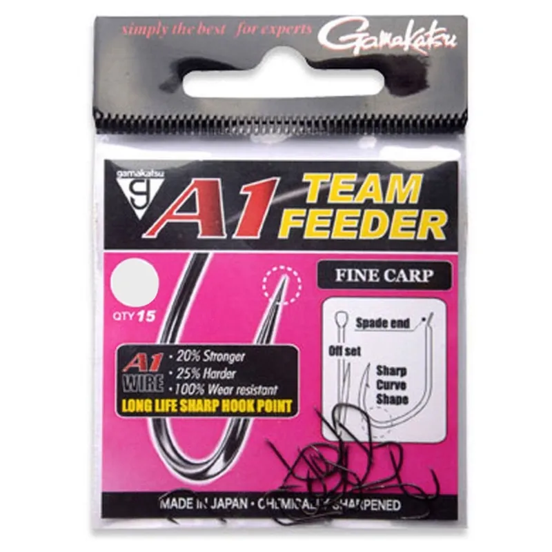 C-Tec A1 Team Feeder Hooks Fine Carp #14 - Vishaak - Koopje