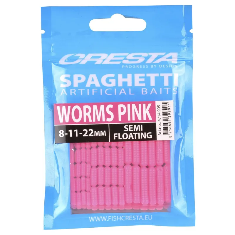 Cresta Spaghetti Worms Pink - Aas - Hete Deal