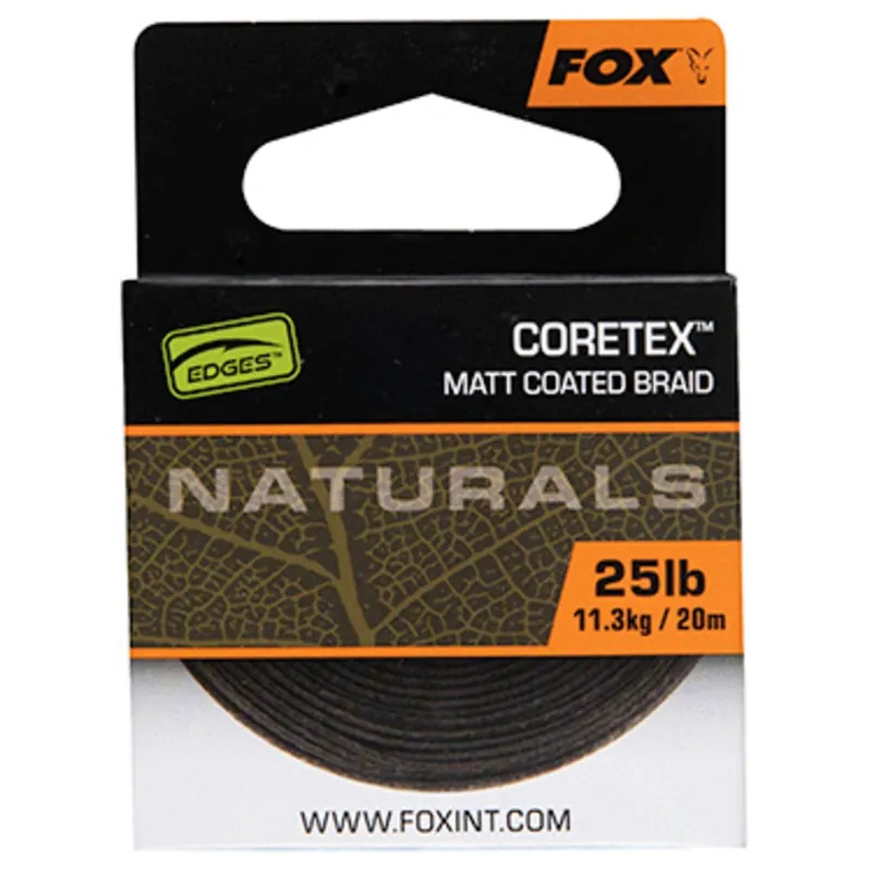 Fox Naturals Coretex X 20m /11.3kg - Onderlijn - Bestel Nu