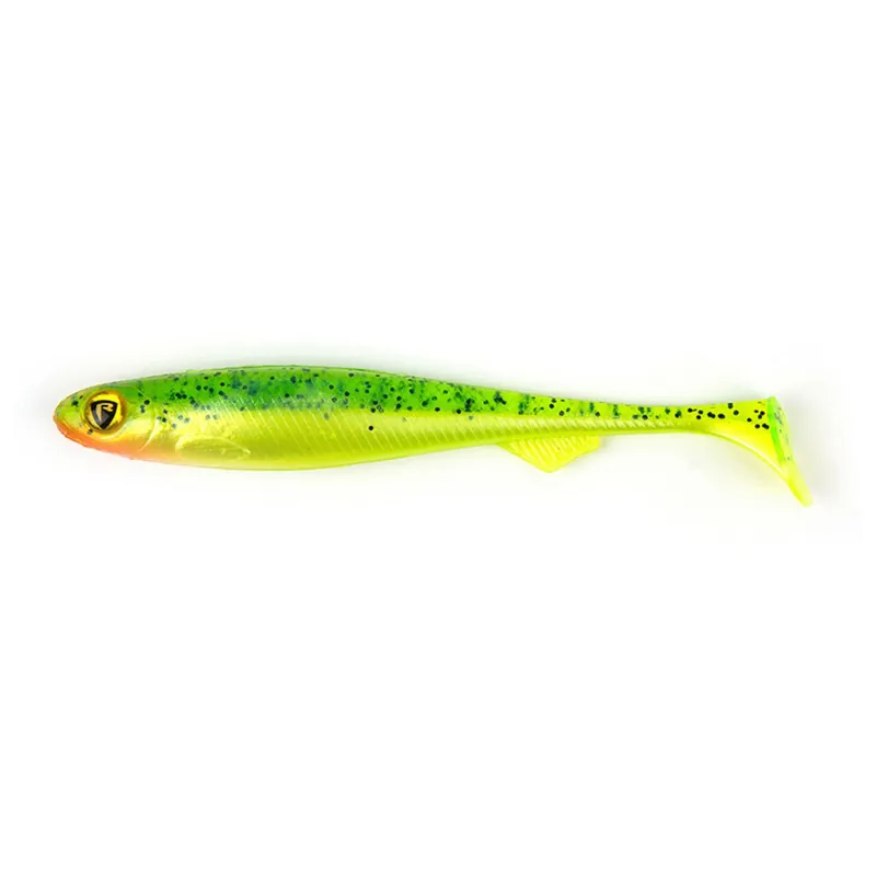 Beperkt Aanbod Fox Rage Slick Shad 11cm / 4.25 Inch Lemon Tiger X 40pcs - Softbait -