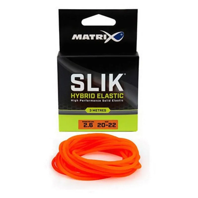 Tijdelijk Beschikbaar Matrix Slik Elastic 3m Orange - Klein materiaal - 2.6 mm Size 20-22