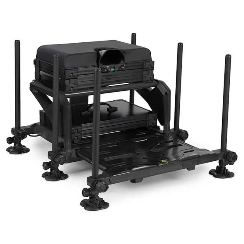 Express Levering Matrix S25 Pro Seatbox Black Edition - Zitmand -