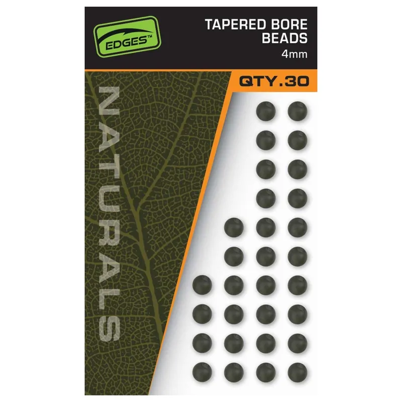 Direct Verzonden Fox Naturals 4mm Tapered Bore Beads X 30 - Klein materiaal -
