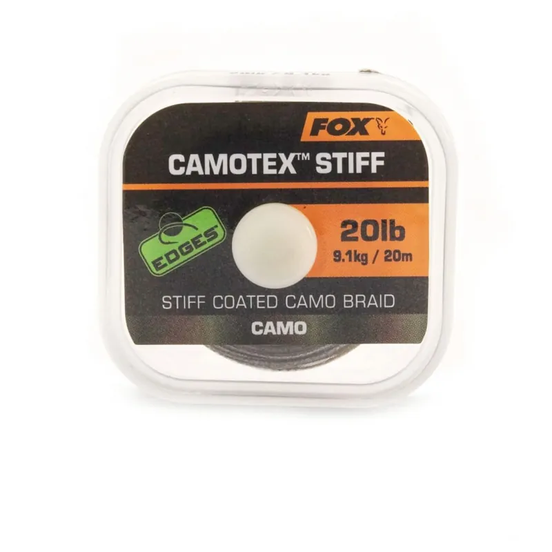 Speciale Aanbieding Fox Camotex Stiff - 20lb - Onderlijn- & leadermateriaal - 20 lb