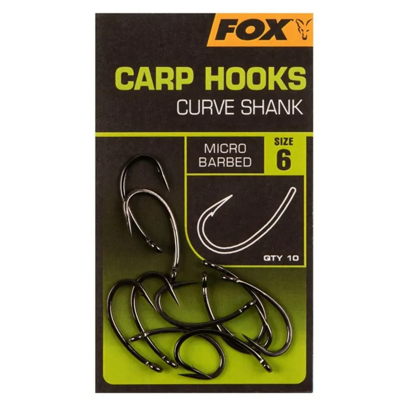Fox Hooks - Curve Shank - Size 2 - Haken - Size 2 Nieuw