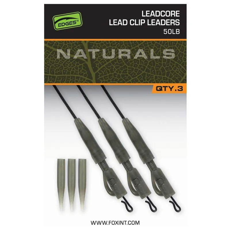 Fox Naturals Leadcore Pg Lead Clip Leaders - Leader - Bestel Nu