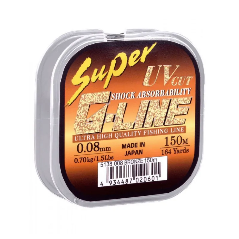 Gamakatsu Super G-Line Neo Bronze 0.12mm 150m - Vislijn - Weekendaanbieding