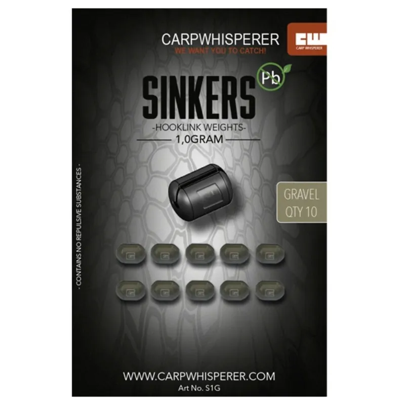 Carp Whisperer Quick Change Pop Ups Weight - Sinkers - 1.0gram Koop Vandaag