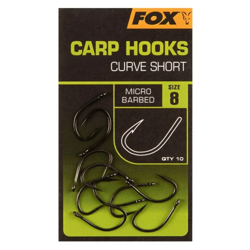 Fox Hooks - Curve Shank Short - Size 6 - Haken - Size 6 Express Levering